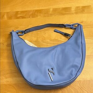 Vera Wang Elegant Blue Hobo Bag